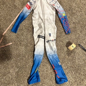 US Ski Team Men's custom size XL Tall Spyder Ski Suit (Used) FIS Legal