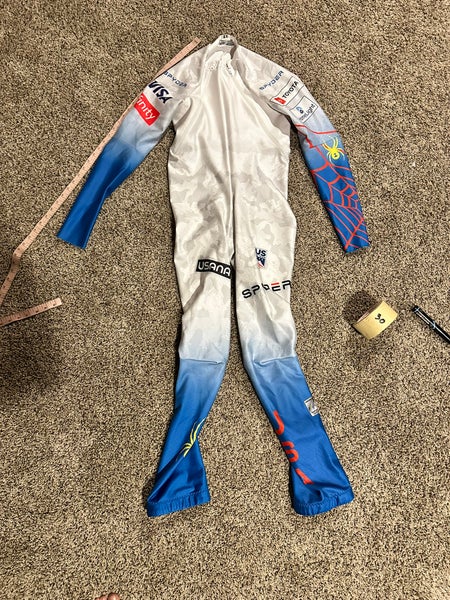 US Ski Team Men's custom size XL Tall Spyder Ski Suit (Used) FIS Legal