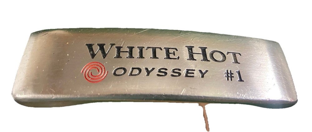 Odyssey Golf White Hot #1 Putter RH Fluted Steel 35" Factory Grip Nice Condition