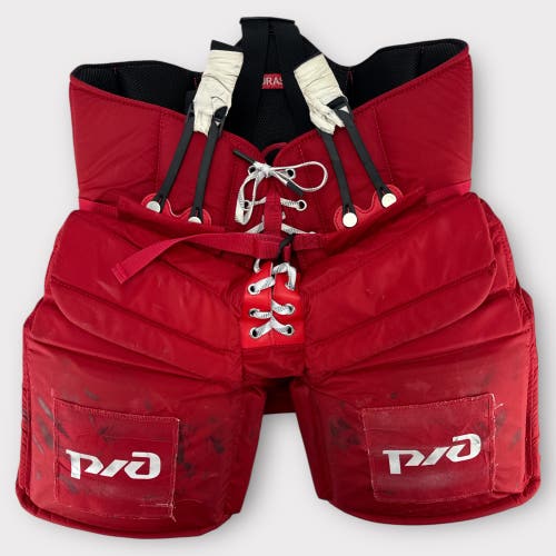 Pro Stock Game Used Mark Hockey MH Goalie Pants Lokomotiv Yaroslavl KHL