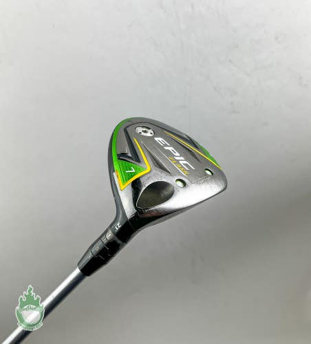 Used Callaway Epic Flash Fairway 7 Wood 21* Even Flow 55g Ladies Graphite Golf