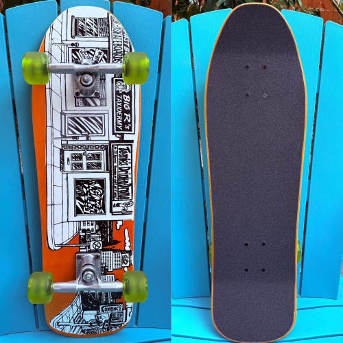Prime Skateboards Stick-O-Rama NOS Complete Skateboard 9.5” Gullwing Super Pros