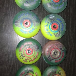 X8 Dyed rink rat tricksters 4 80mm 4 76mm with bearings