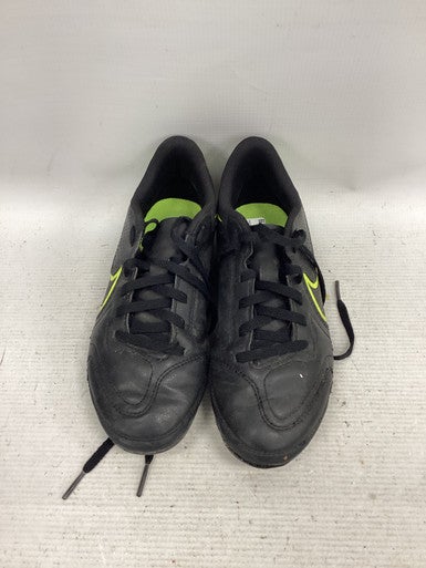 Used Nike TIEMPO Soccer Cleats Black Junior 03.5 11851-S000037557