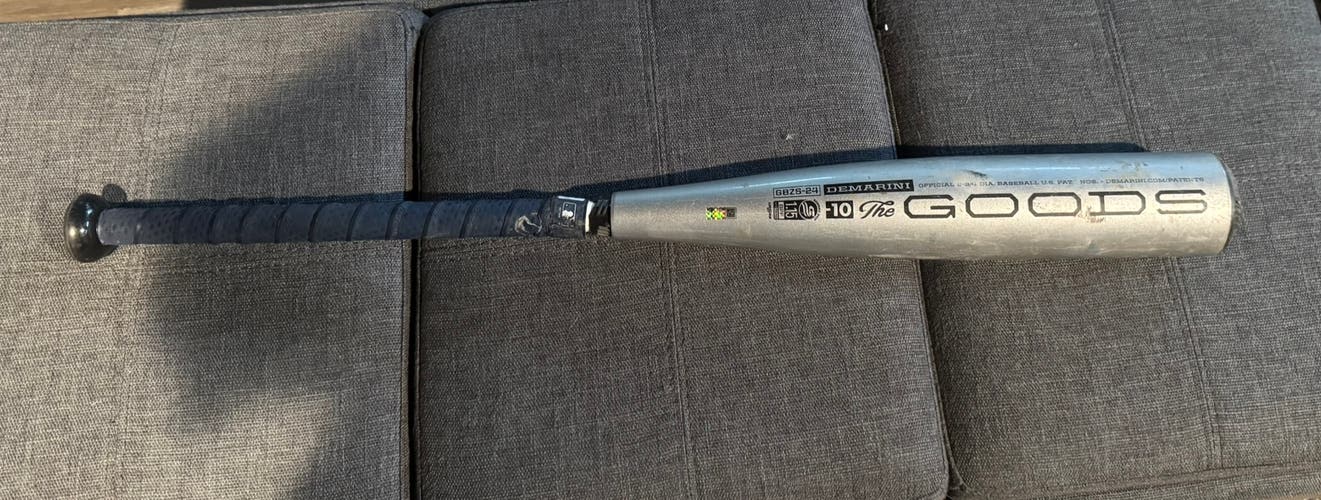 2024 DeMarini The Goods Hybrid USSSA Certified Bat (-10) 20 oz 30" (Used)