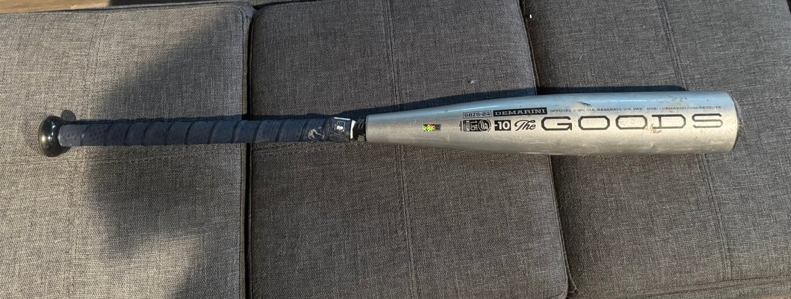 2024 DeMarini The Goods Hybrid USSSA Certified Bat (-10) 20 oz 30" (Used)