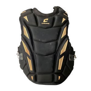 Used Champro CHEST PROTECTOR Catchers Chest Protector Black Junior 11760-S000082089