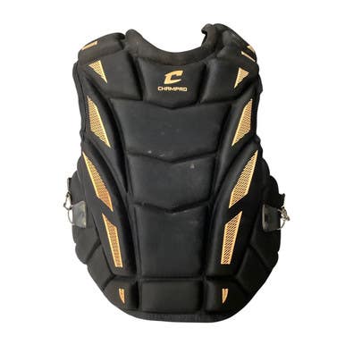 Used Champro CHEST PROTECTOR Catchers Chest Protector Black Junior 11760-S000082089