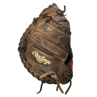 Used Rawlings PLAYER PREFERRED BB/SB Catchers RH Throw Brown 33" 11760-S000082083