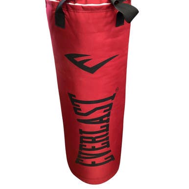 Used Everlast 80 LB HEAVY BAG Boxing Heavy Bag Red 80 lb 11760-S000082057
