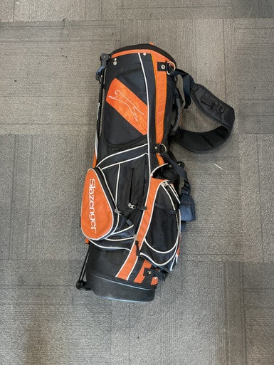 Used Slazenger SLAZENGER STAND BAG Mens Stand Bag Orange 11614-S000221616