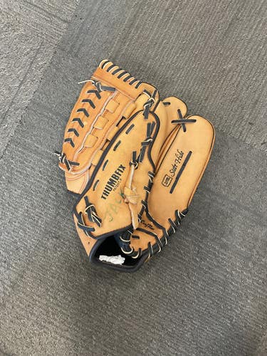 Used ZETT BIG-1401 BB/SB Glove RH Throw Brown 12" 11614-S000221625