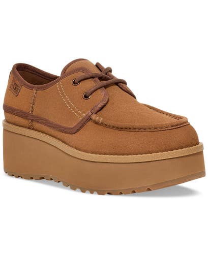 UGG Cityfunc 1158264-CHE Boots Women's US 7.5 Chestnut Nubuck Platform PQ644