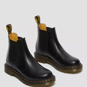 Dr. Martens 2976 26695001 Boots Women's 10 Black Smooth Leather Chelsea PQ631