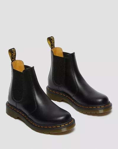 Dr. Martens 2976 26695001 Boots Women's 10 Black Smooth Leather Chelsea PQ631