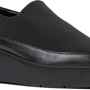 Donald Pliner Wilson Flat Women's US 6 Black Memory Foam Loafers Shoes PQ635