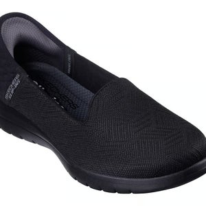 Skechers On-the-GO Flex - Clover 138182-BBK Flat Women's 10 Black Slip On PQ639
