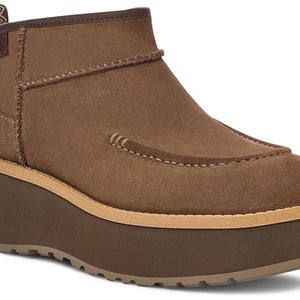 UGG Cityfunc Ultra Mini Boots Women's US 9.5 Brown Suede Ankle Platform PQ628