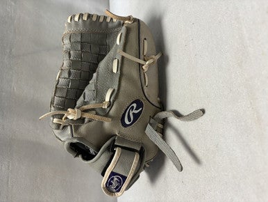 Used Rawlings SURE CATCH SCSB125PU BB/SB Glove RH Throw Grey 12 1/2" 11490-S000265758