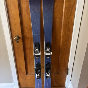 Blizzard Black Pearl 88 145cm with Adjustable Salomon Warden Bindings