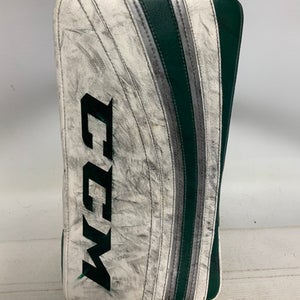 Used CCM EXTREME FLEX PRO Senior Goalie Blocker White And Green 11823-S000034282