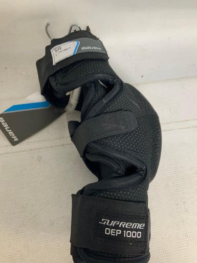 Used Bauer BLACK OFFICIALS Senior Elbow Pads LG 11823-S000034273