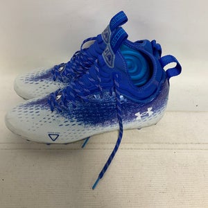 Used Under Armour SPOT LIGHT Adult FB Cleats Royal Blue Senior 12 11823-S000034287