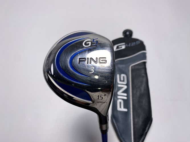 Ping G5 3 Fairway Wood 15* Grafalloy ProLaunch Blue 75g Stiff RH HC
