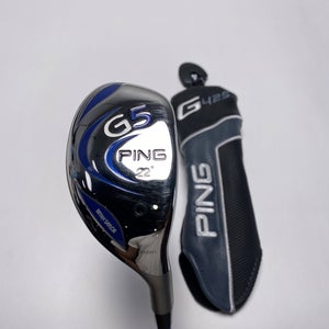 Ping G5 4 Hybrid 22* Grafalloy Pro Launch Blue Stiff Graphite Mens RH HC