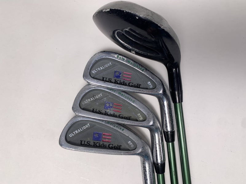 US Kids Ultralight SFD Club Set Driver 8 9 PW KidPower Youth Graphite Mens RH