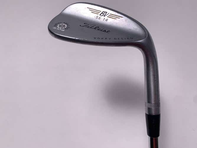 Titeist SM4 Chrome Sand Wedge SW 56* 14 Bounce Titleist Wedge RH Midsize Grip