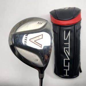TaylorMade V Steel 3 Fairway Wood 15* True Temper Dynamic Gold Lite Stiff RH HC