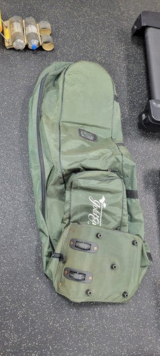 Used SOFTSIDE ROLLER BAG Travel Bag Green 11497-S000152101