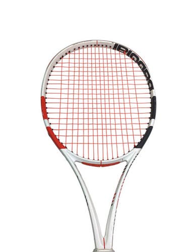 Used Babolat PURE STRIKE 16X19 Adult Tennis Racquet White 4 1/4" 11347-S000255529