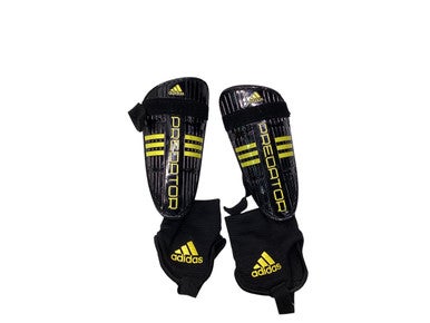Used Adidas Soccer Shin Guards Junior Black SM 11347-S000255512
