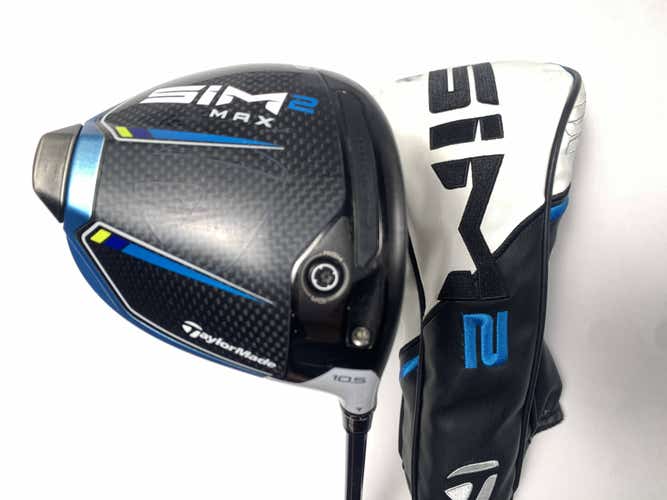TaylorMade SIM2 MAX Driver 10.5* Fujikura Ventus Blue 5-S Stiff RH HC