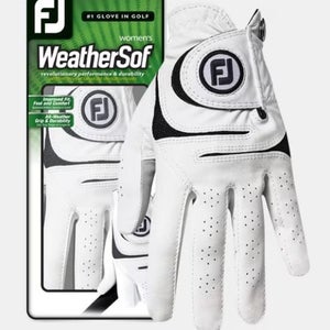 FootJoy WeatherSof Womens Golf Glove 5-Pack For LEFT Handed Golfer Large L NEW!