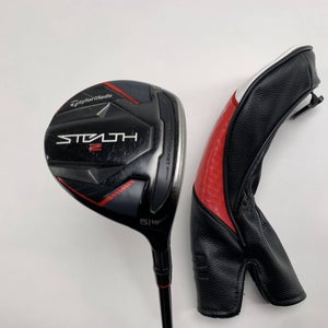 TaylorMade Stealth 2 5 Fairway Wood 18* HZRDUS RDX Smoke Red 6.0 75g Stiff RH HC