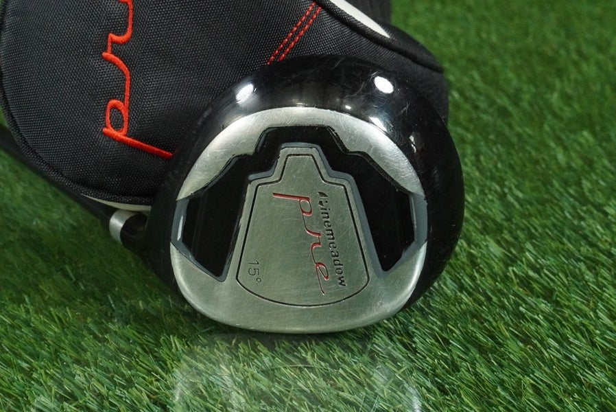PINEMEADOW PRE 3 WOOD FAIRWAY PERFORMANCE READY EQUIPMENT RH 15 + HEADCOVER
