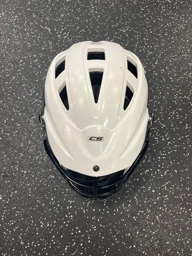 Used Cascade CS Lacrosse Helmet White One Size 11849-S000031770