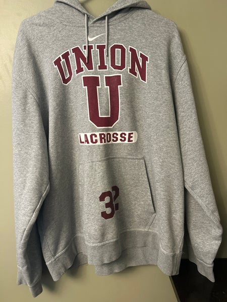 Union College Lacrosse Gray Adult Unisex XL Nike Sweatshirt