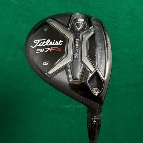 Titleist 917 F3 15 Fairway Wood Aldila Tour Green ATX75-X Graphite Extra Stiff