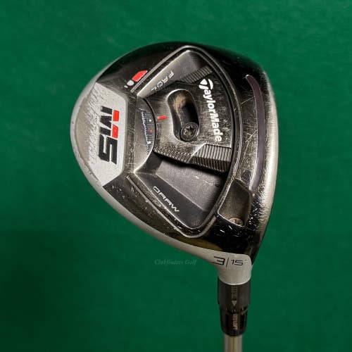 TaylorMade M5 Titanium 15 Fairway 3 Wood Tensei CK Series 65-S Graphite Stiff