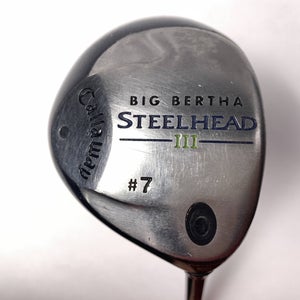 Callaway Steelhead III 7 Fairway Wood 21* System III Regular Graphite Mens RH