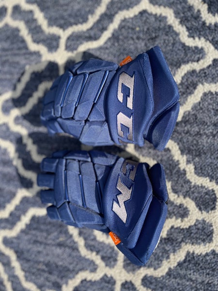CCM Gloves 14" Pro Stock (Used) Maple Leafs