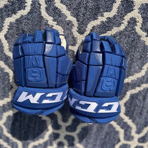 CCM Gloves 14" Pro Stock (Used) Maple Leafs