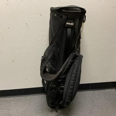 Used Ping 4 SERIES Mens Stand Bag Black 11855-S000190973