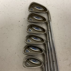 Used Ping G2 GREEN DOT Mens Package Set RH Black 6 Piece 11855-S000190972