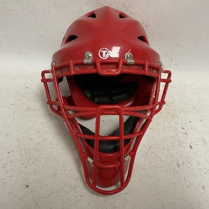 Used TAG BATTLE GEAR TCH100 Catchers Helmet w/Mask Red S/M 11855-S000190966
