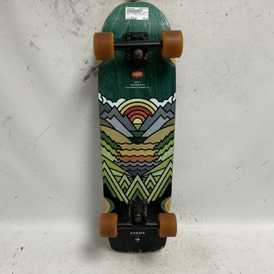 Used Arbor PILSNER SOLSTICE Complete Skateboard Green Regular 11855-S000190955